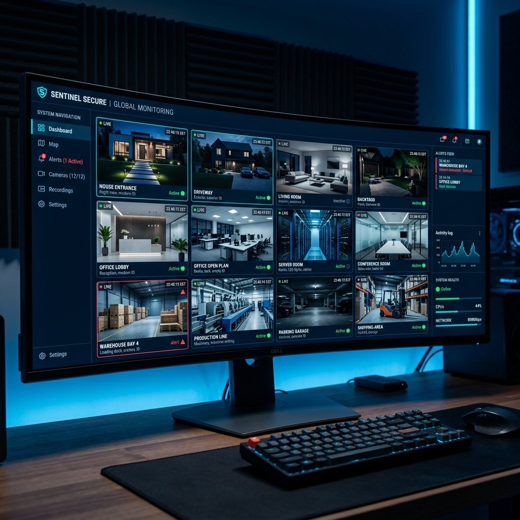 CCTV Monitoring Dashboard